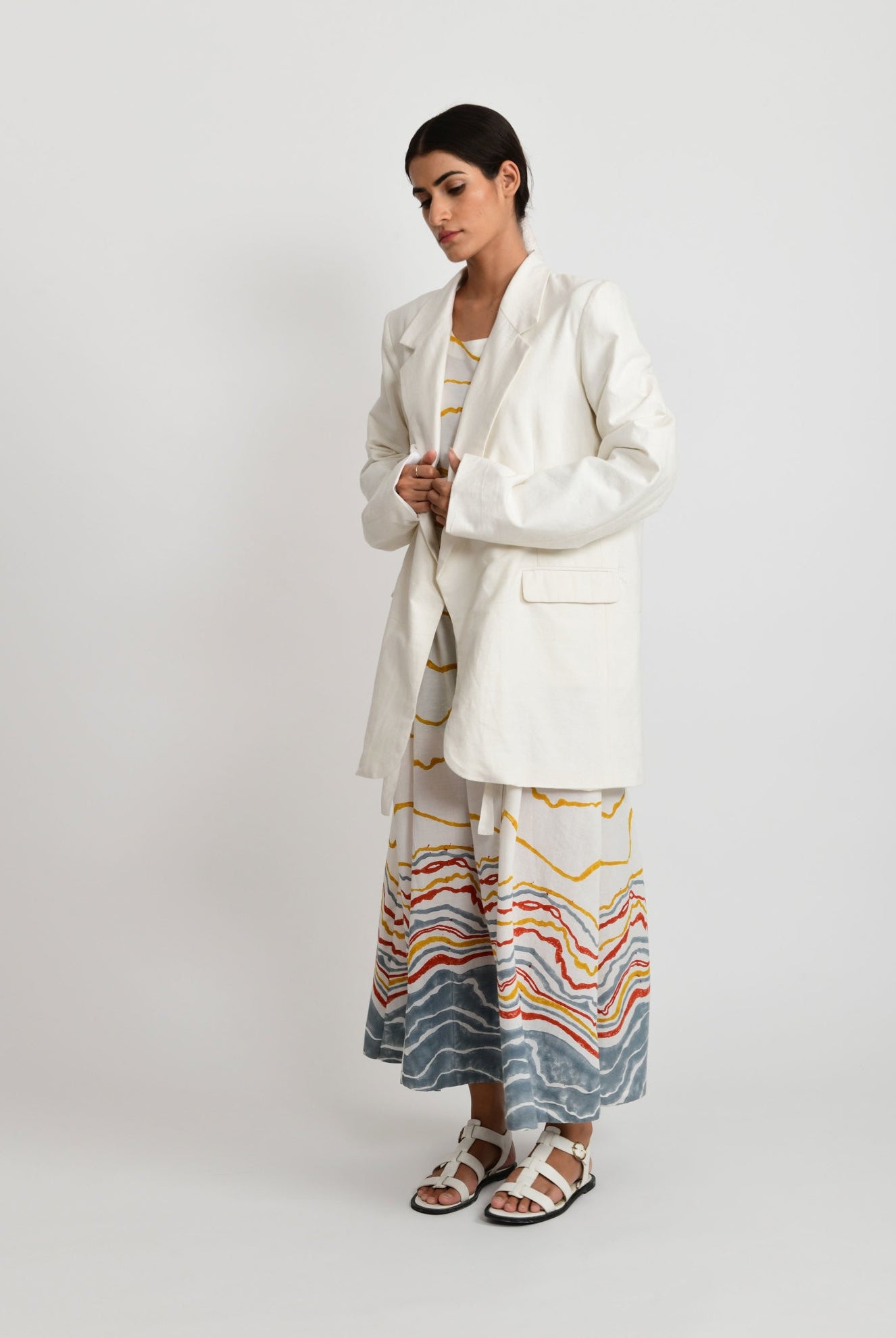 Oversized Sand Jacket - CiceroniRias Jaipur
