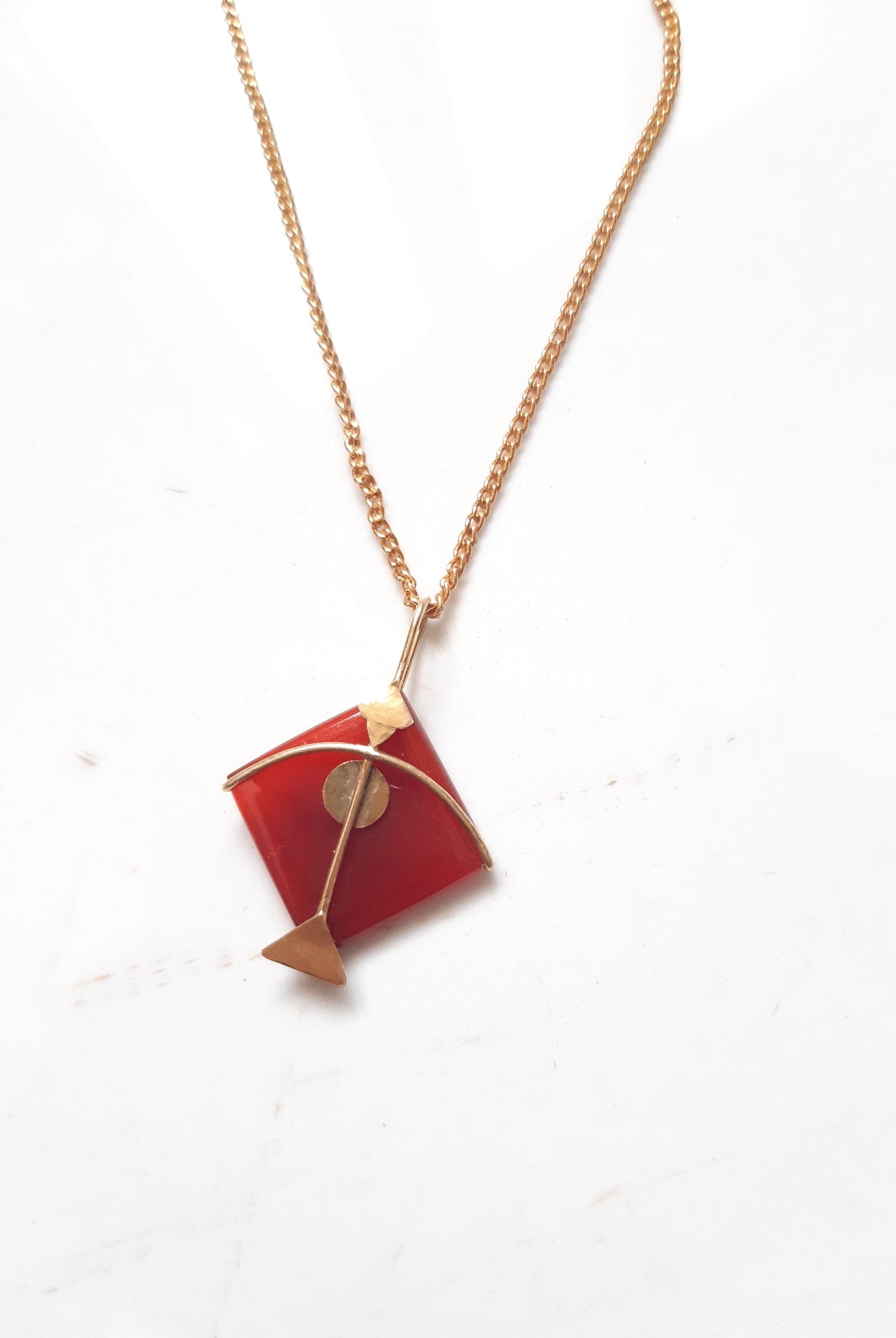 PATANG Red Onyx Pendant - CiceroniBaka