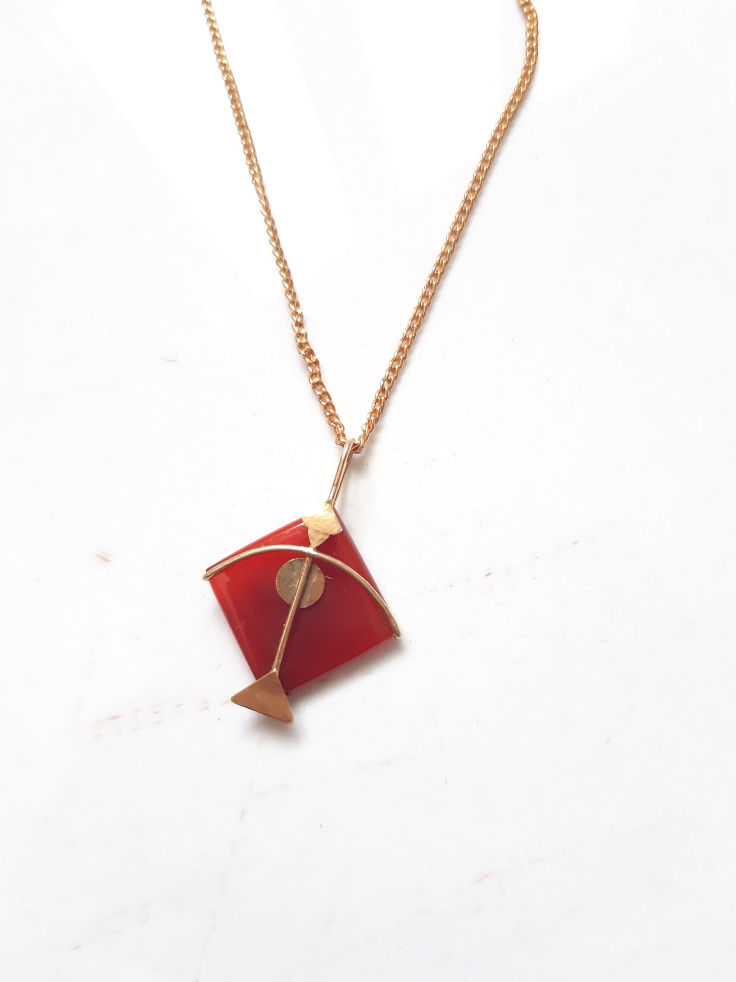 PATANG Red Onyx Pendant - CiceroniBaka