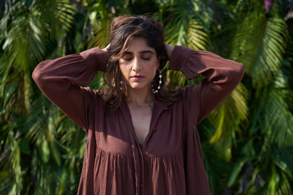 Pearl Moon Hoops - CiceroniEarringsStudio Kassa