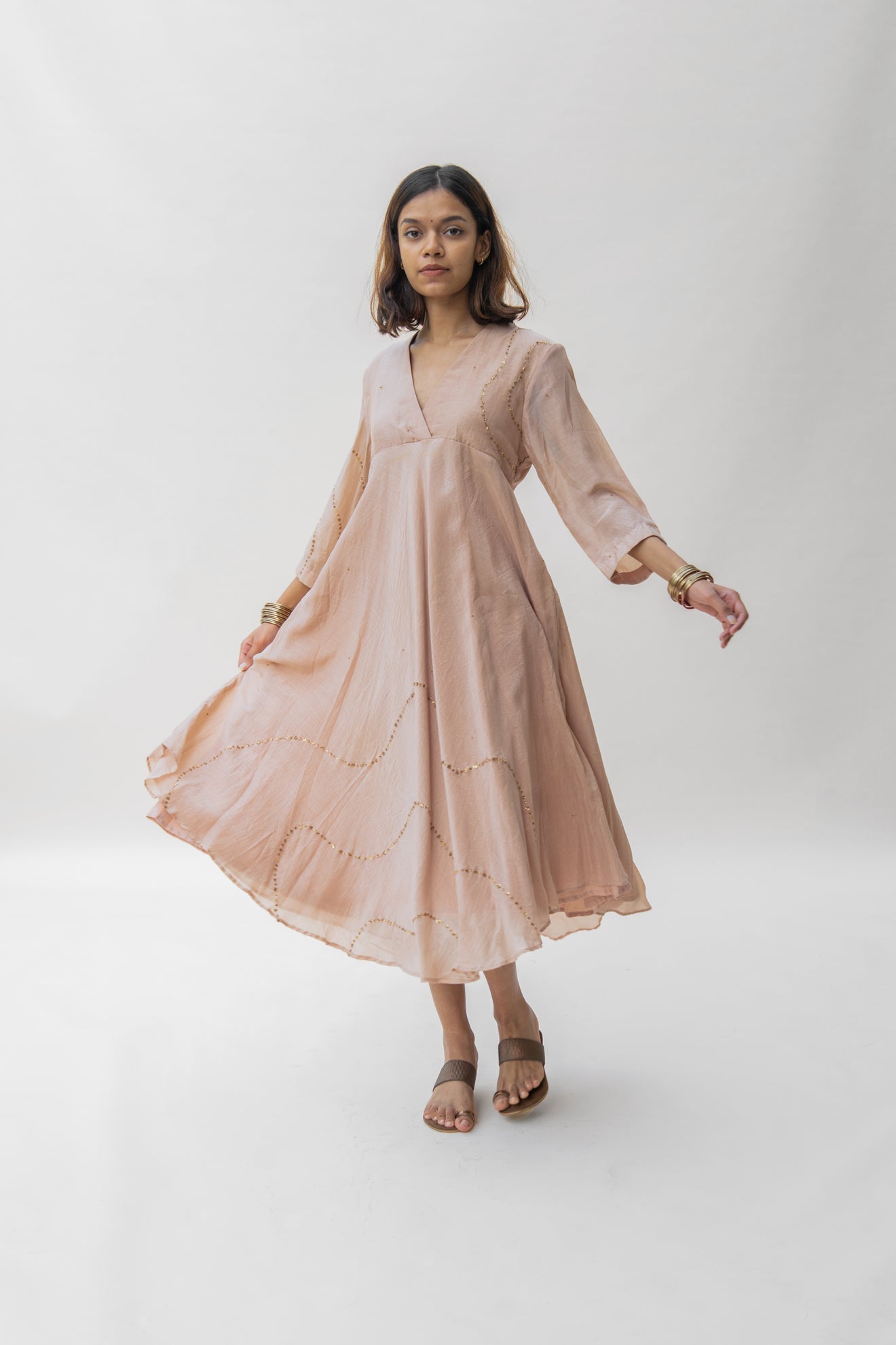 Pearl Pink Maheem Dress - CiceroniNirjara
