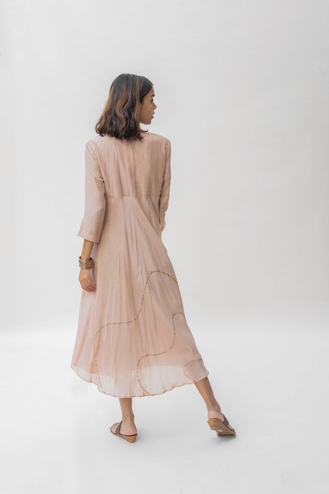 Pearl Pink Maheem Dress - CiceroniNirjara