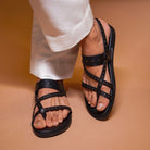 Pelle Nero Riveto - CiceroniSandalsdmodot