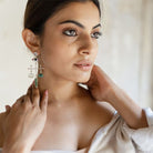 Pichwai Bageecha Earrings - CiceroniEarringsBaka