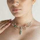 Pichwai Bageecha Necklace - CiceroniBaka