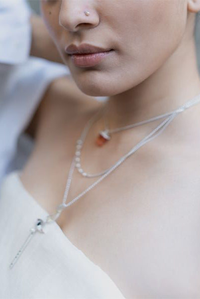 Pichwai Cow Horn Necklace - CiceroniBaka