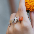 Pichwai Cow Horn Ring - CiceroniRingBaka