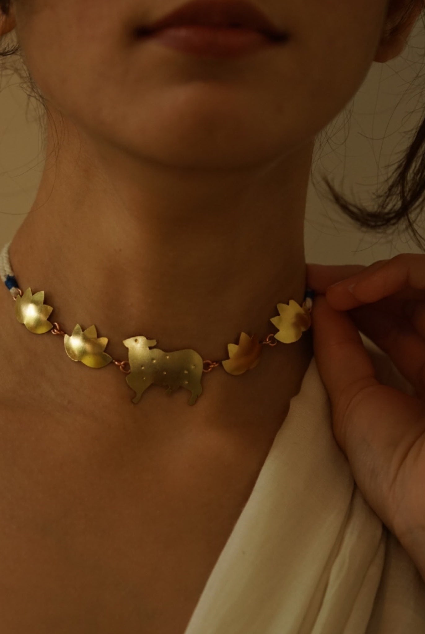 Pichwai Kamal Choker - CiceroniChokerBy Nirjari