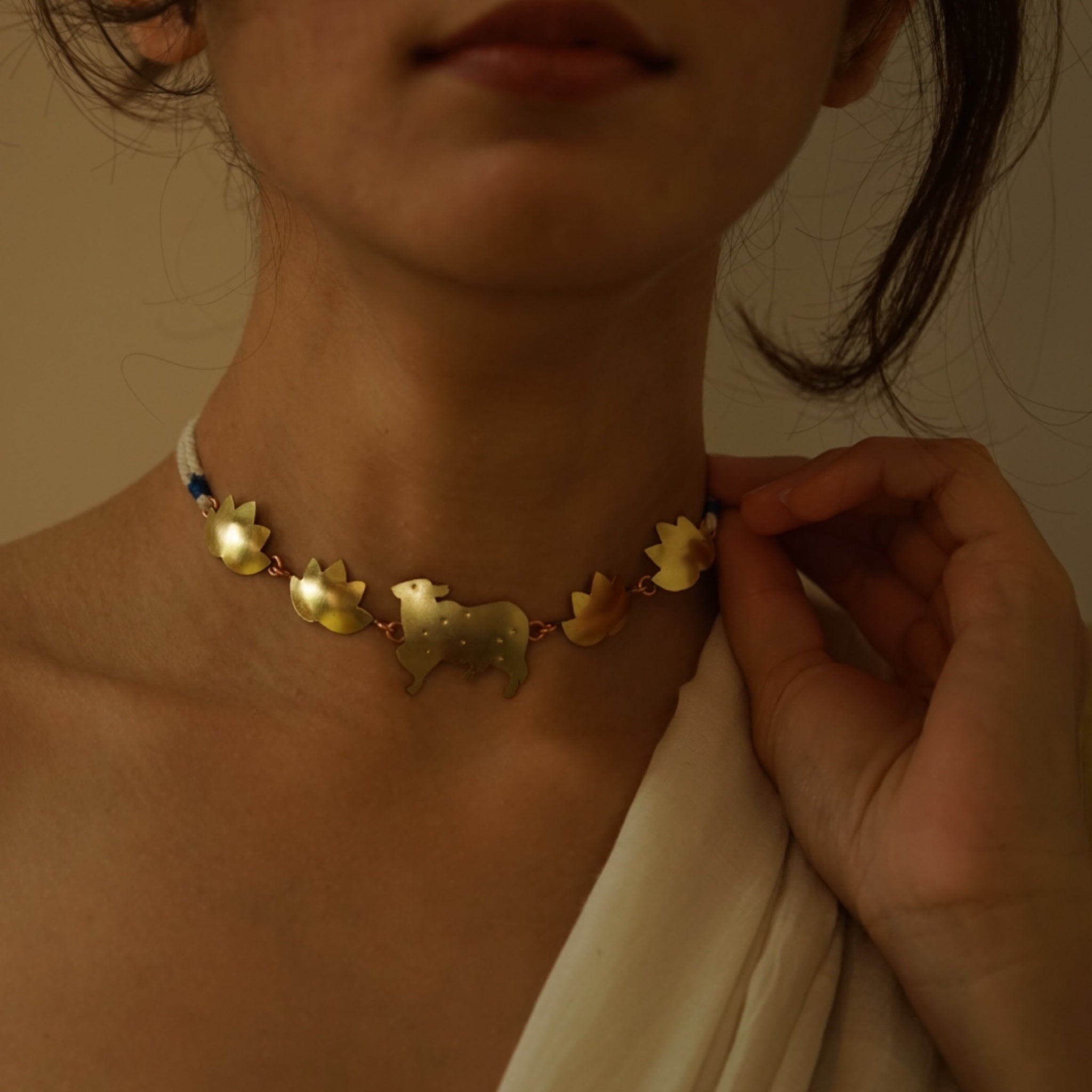 Pichwai Kamal Choker - CiceroniChokerBy Nirjari