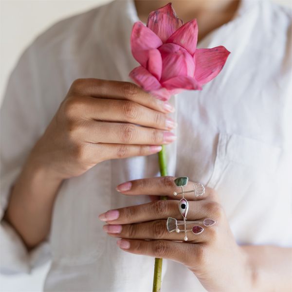 Pichwai Lotus Ring - CiceroniRingBaka