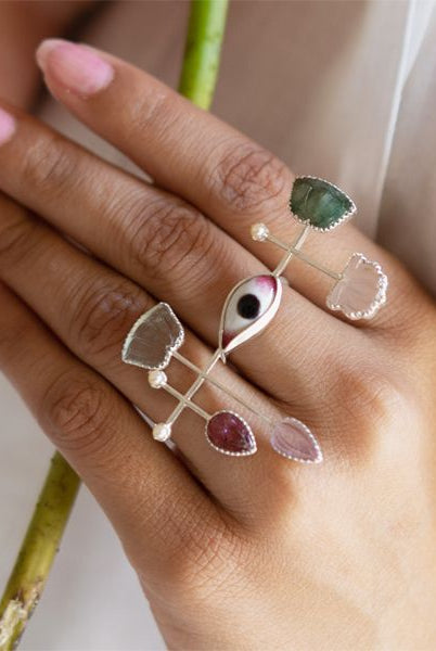 Pichwai Lotus Ring - CiceroniRingBaka