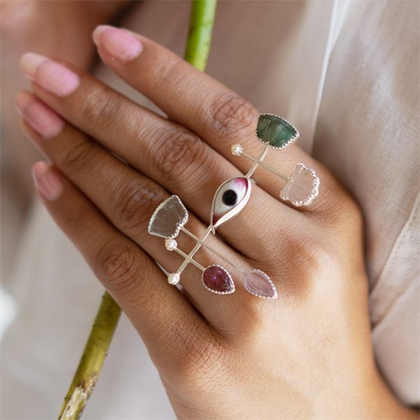 Pichwai Lotus Ring - CiceroniRingBaka