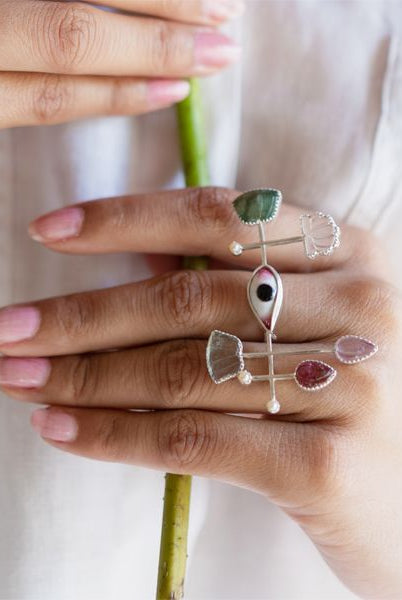 Pichwai Lotus Ring - CiceroniRingBaka