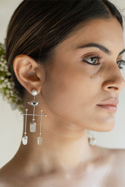 Pichwai Maha Rasa Earrings - CiceroniEarringsBaka