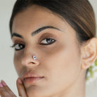 Pichwai Netra Nose Pin - CiceroniBaka