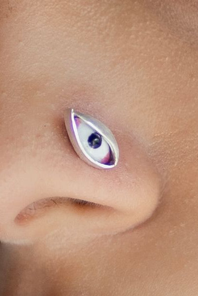 Pichwai Netra Nose Pin - CiceroniBaka