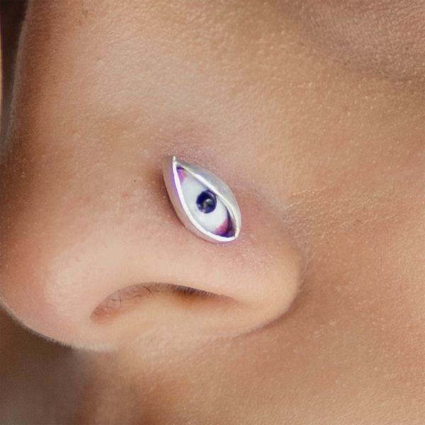 Pichwai Netra Nose Pin - CiceroniBaka