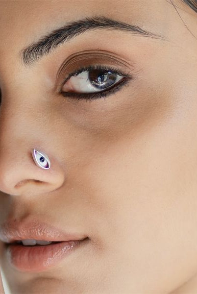 Pichwai Netra Nose Pin - CiceroniBaka