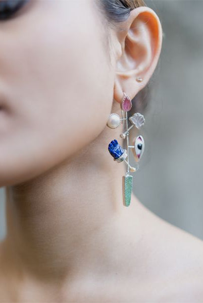 Pichwai Sharad Purnima Earrings - CiceroniEarringsBaka