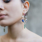 Pichwai Sharad Purnima Earrings - CiceroniEarringsBaka