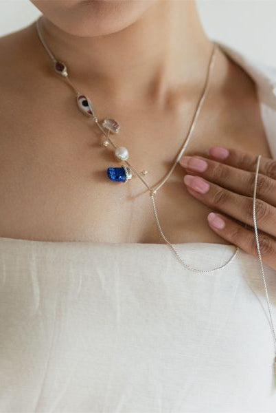 Pichwai Sharad Purnima Necklace - CiceroniBaka