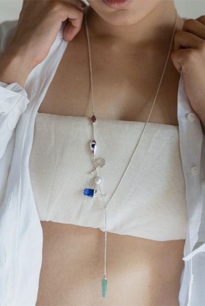 Pichwai Sharad Purnima Necklace - CiceroniBaka