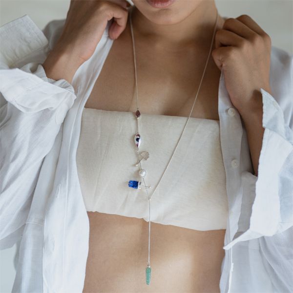 Pichwai Sharad Purnima Necklace - CiceroniBaka