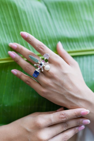 Pichwai Sharad Purnima Ring - CiceroniRingBaka