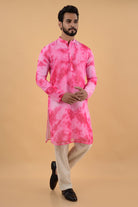 Pink Shibori Kurta - CiceroniKurtaHouse Of K.C