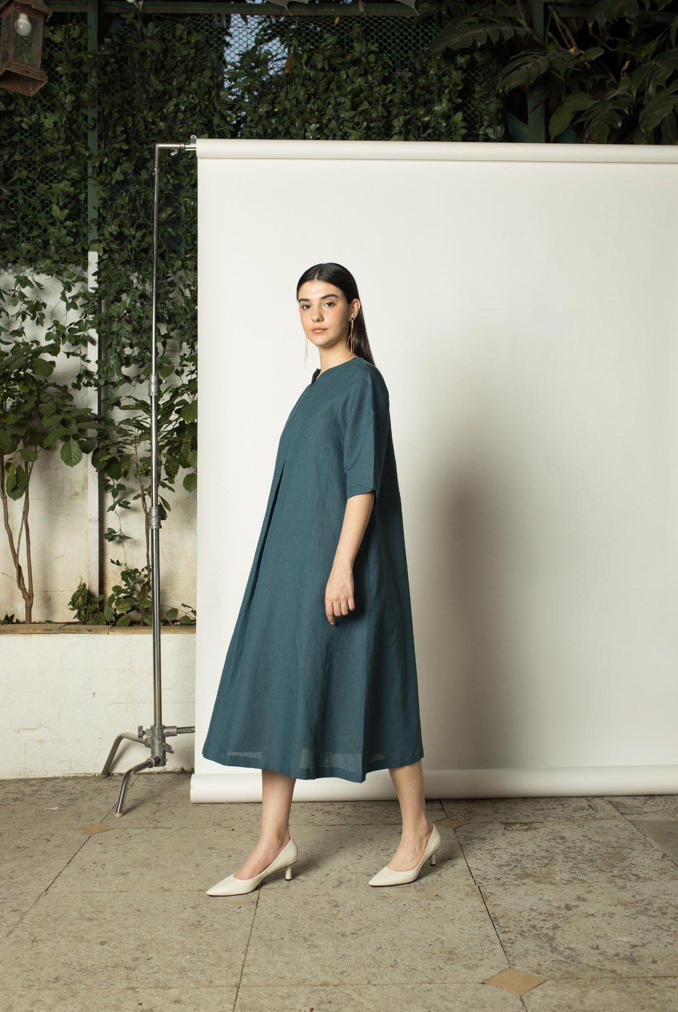 Pleated A-Line Maxi - CiceroniDressesAnushé Pirani