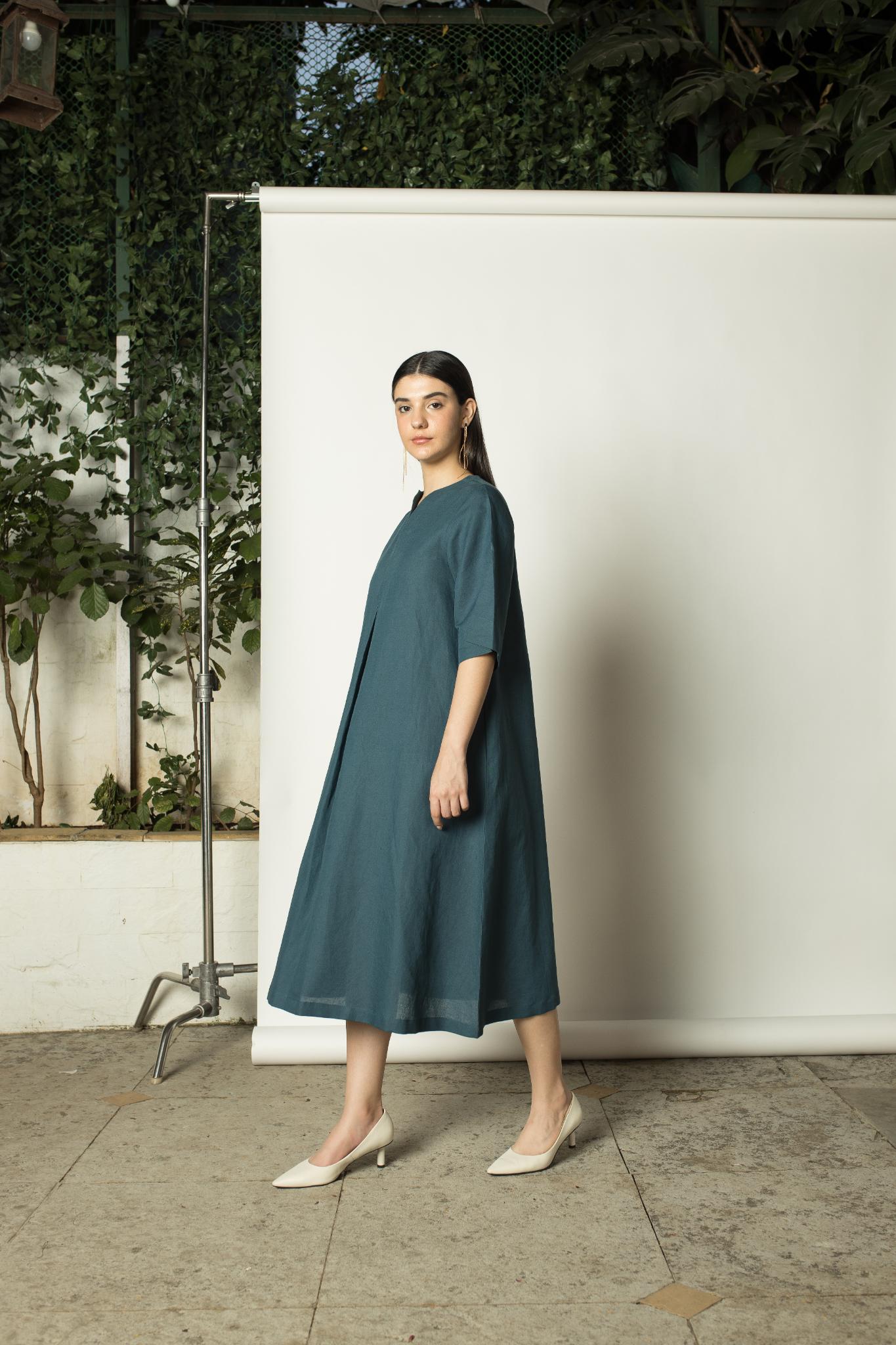Pleated A-Line Maxi - CiceroniDressesAnushé Pirani