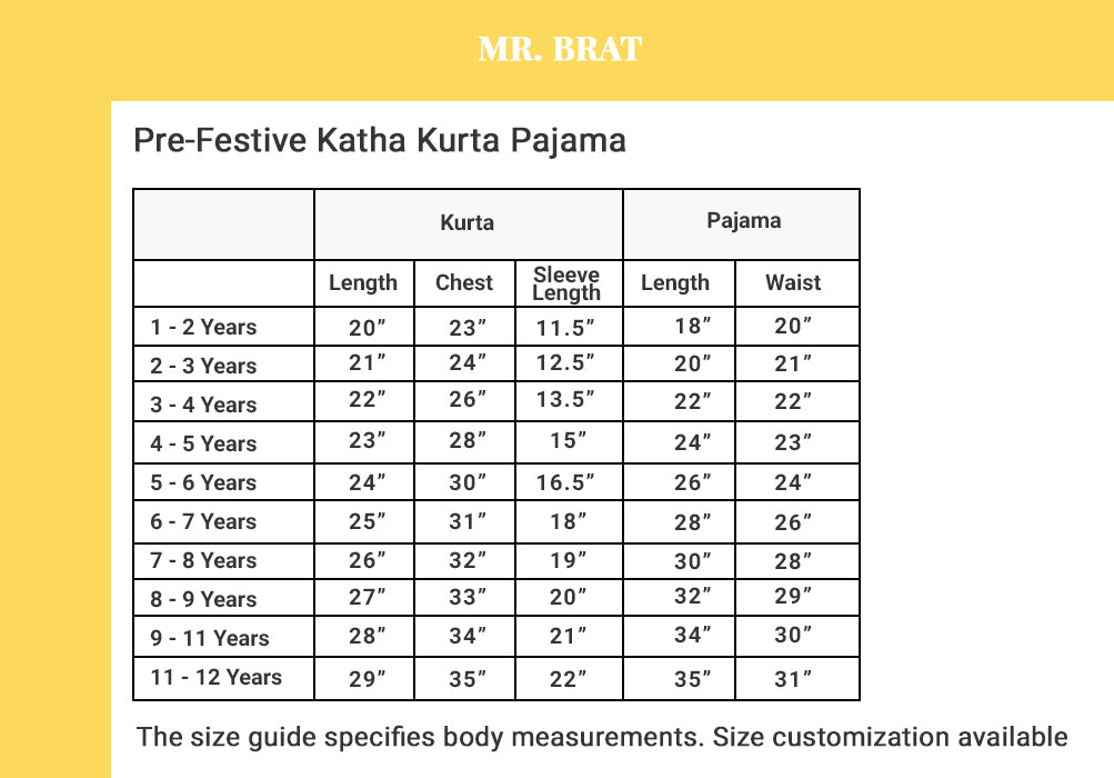 Pre-Festive Katha Kurta Pajama - CiceroniMr. Brat