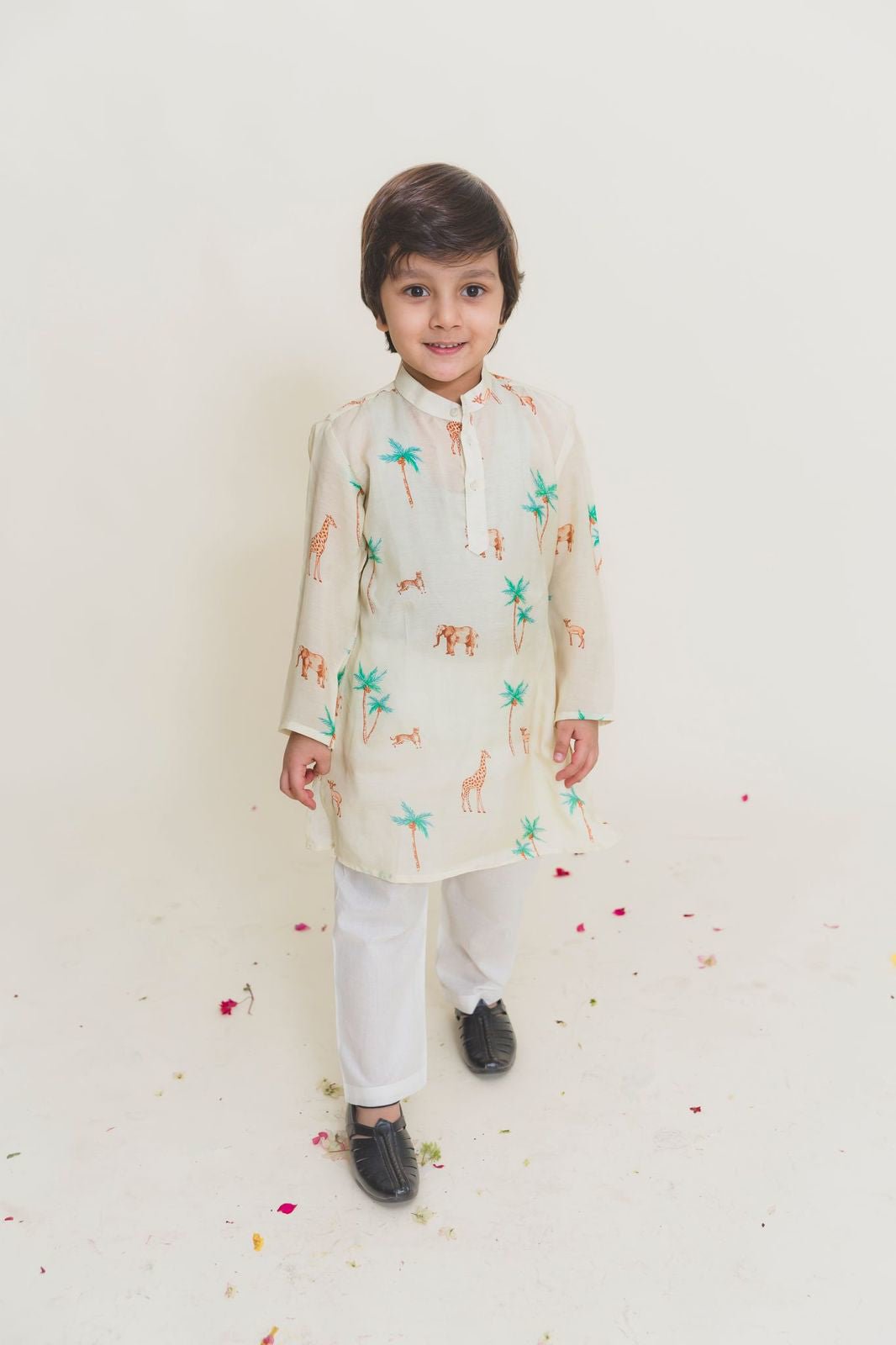 Pre-Festive Muslin Kurta Pajama Set for Boys - CiceroniMr. Brat
