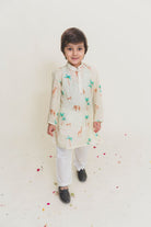 Pre-Festive Muslin Kurta Pajama Set for Boys - CiceroniMr. Brat