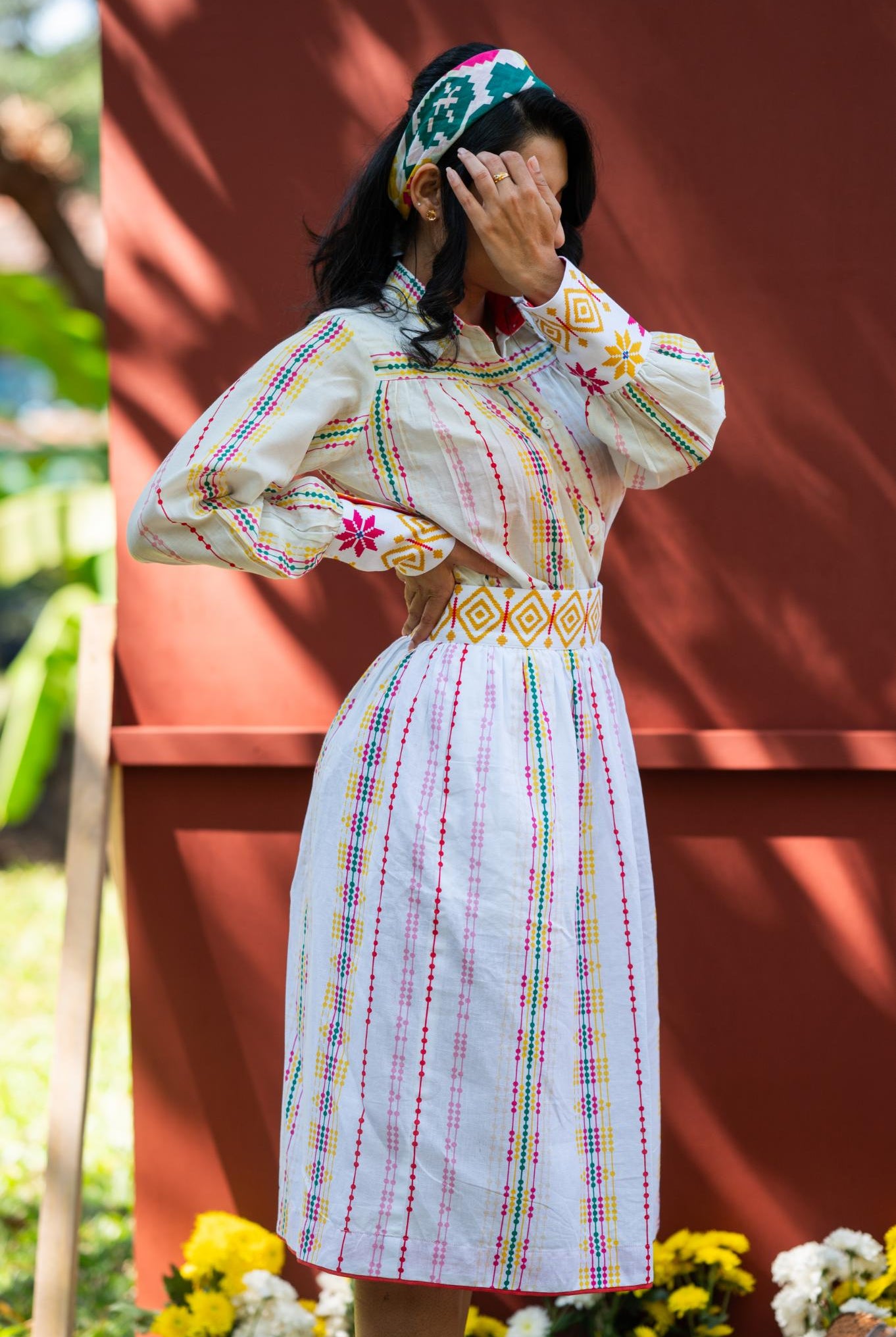 Pretty Cuffed White Shirt - CiceroniShirtsPrachi Kamat