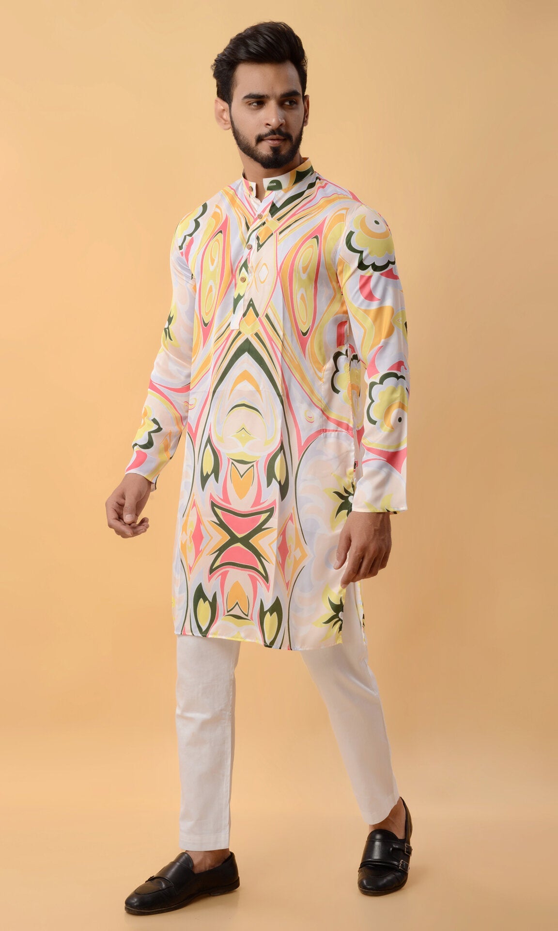 Psy Printed Kurta - CiceroniKurtaHouse Of K.C