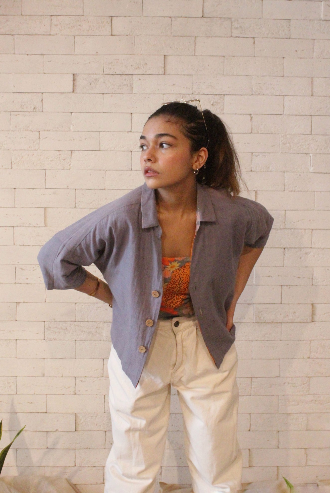 Purple Reversible Shirt - CiceroniLabel Sugar