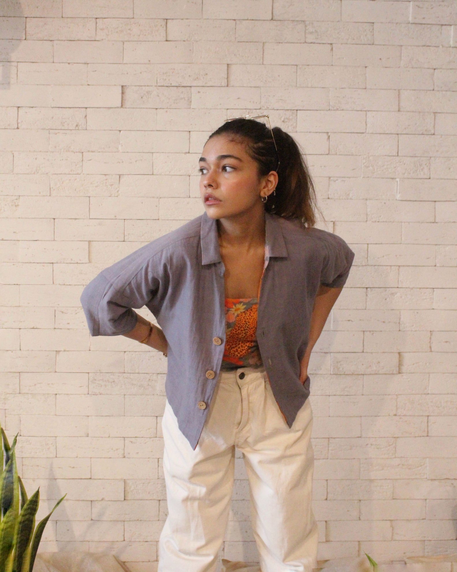 Purple Reversible Shirt - CiceroniLabel Sugar