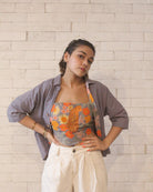 Purple Reversible Shirt - CiceroniLabel Sugar