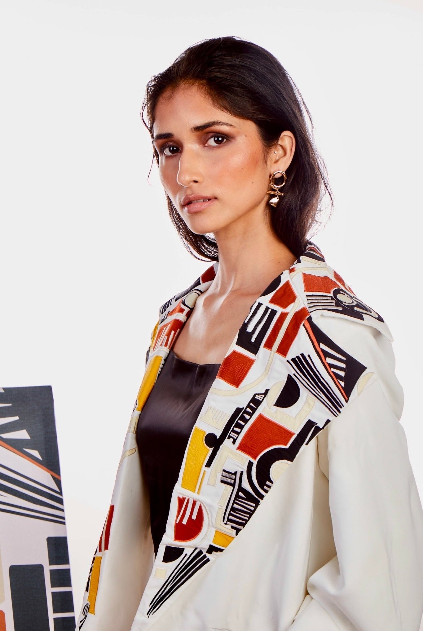 Puzzle Overzised Blazer - CiceroniBlazersArtbeats by Keerthana