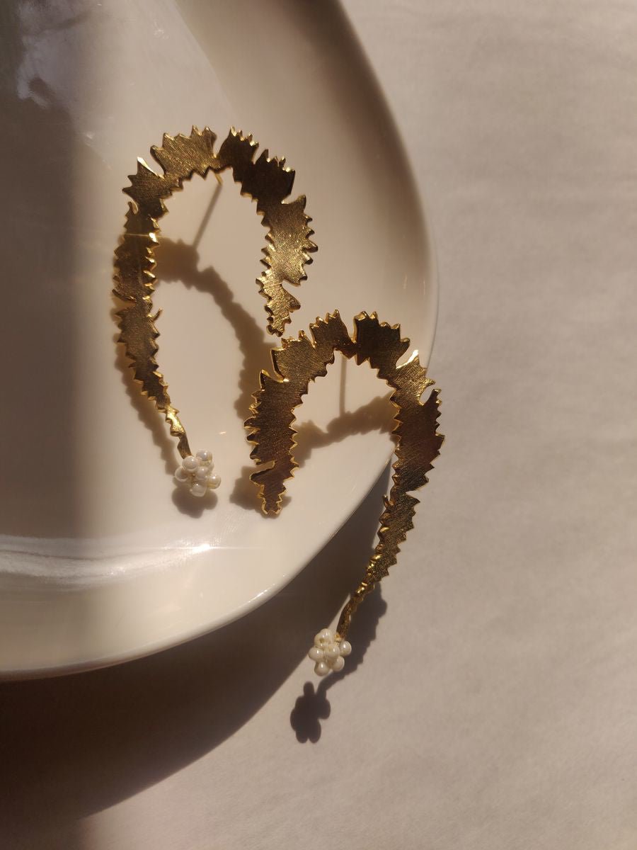 Reve Earrings -Golden - CiceroniAarjavee