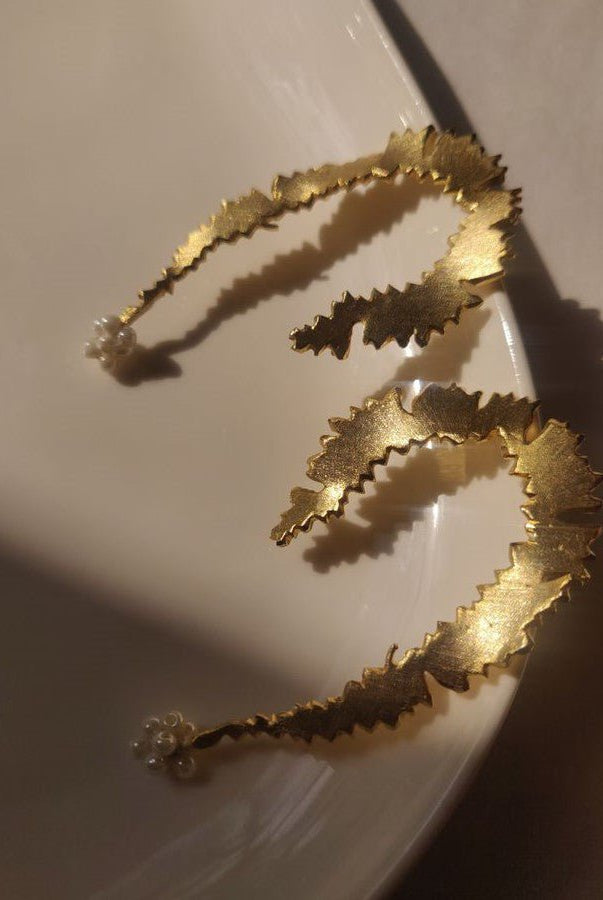 Reve Earrings -Golden - CiceroniAarjavee