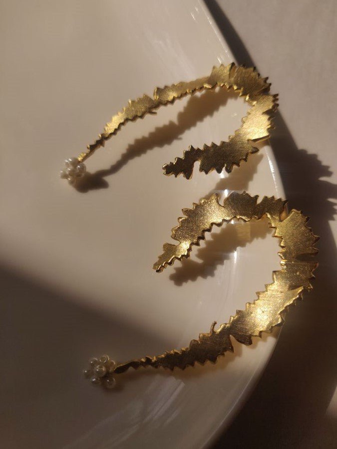 Reve Earrings -Golden - CiceroniAarjavee