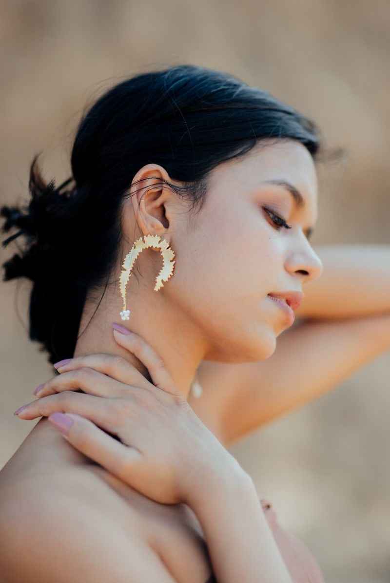 Reve Earrings -Golden - CiceroniAarjavee