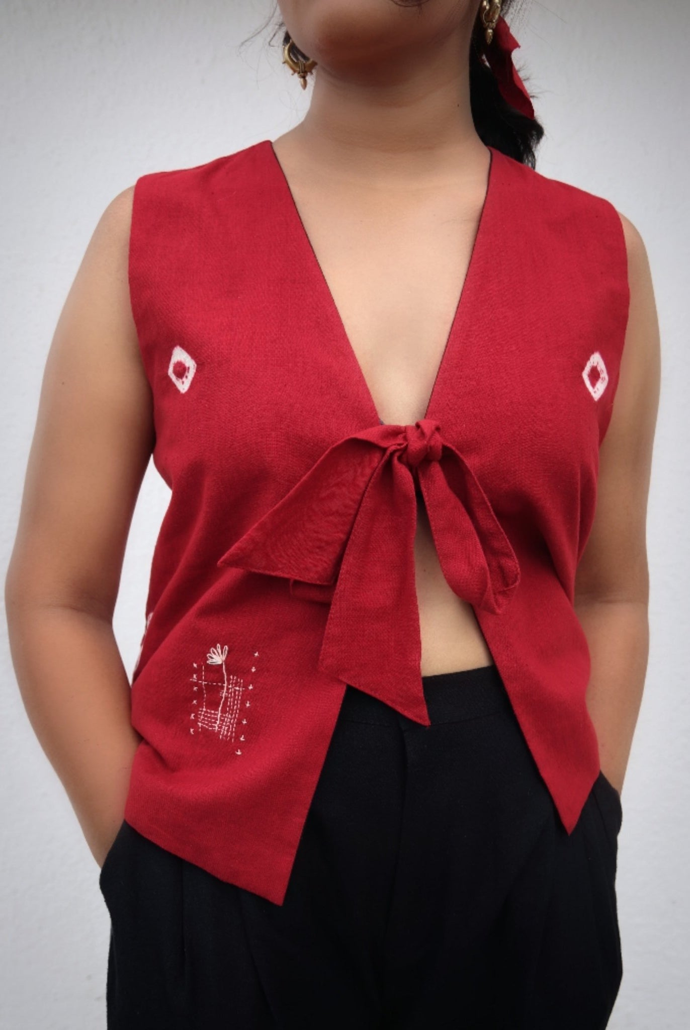 Reversible Waistcoat Jacket - CiceroniWaistcoatDeeta