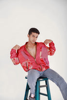 Roma Upcyled Unisex Silk Bomber Jacket 2.0 - CiceroniBlazers, Jacketsshriya singhi