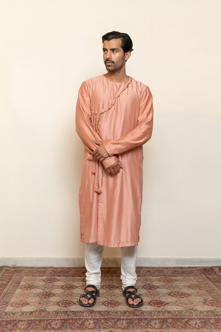 Rooman Kurta - Pearl Pink - CiceroniKurtaNirjara