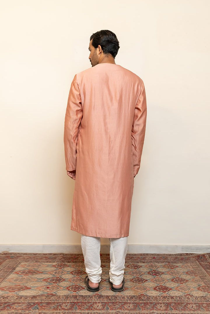 Rooman Kurta - Pearl Pink - CiceroniKurtaNirjara