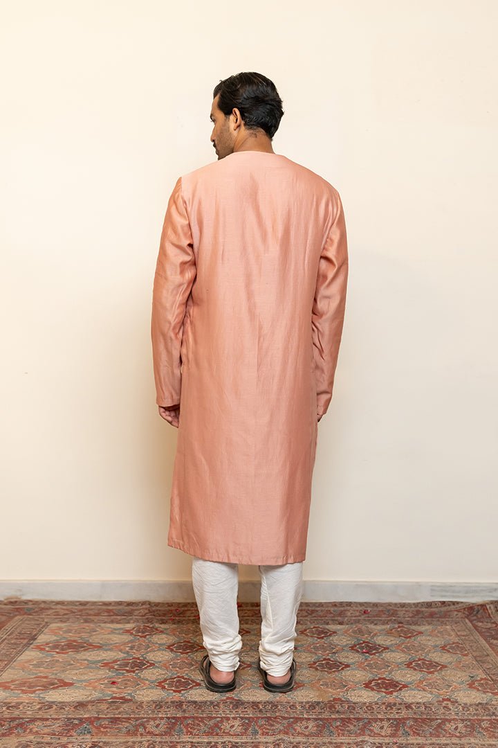 Rooman Kurta - Pearl Pink - CiceroniKurtaNirjara