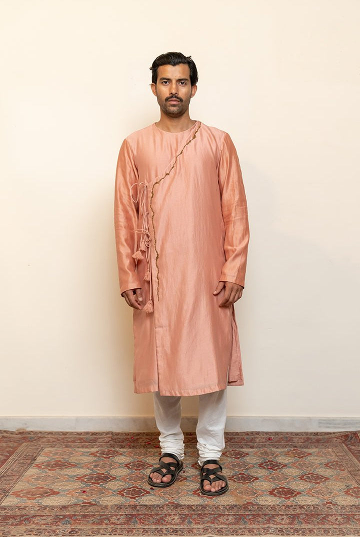 Rooman Kurta - Pearl Pink - CiceroniKurtaNirjara